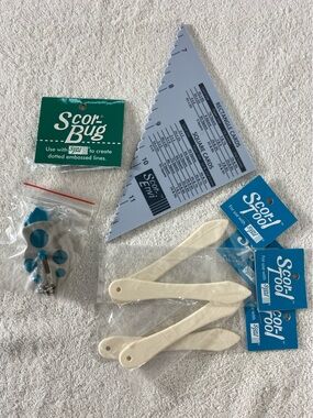 Scor-Pal Crafting Tools Scor-Bug 4 Scor-Tools Scor-Envi Triangle Template & Bag